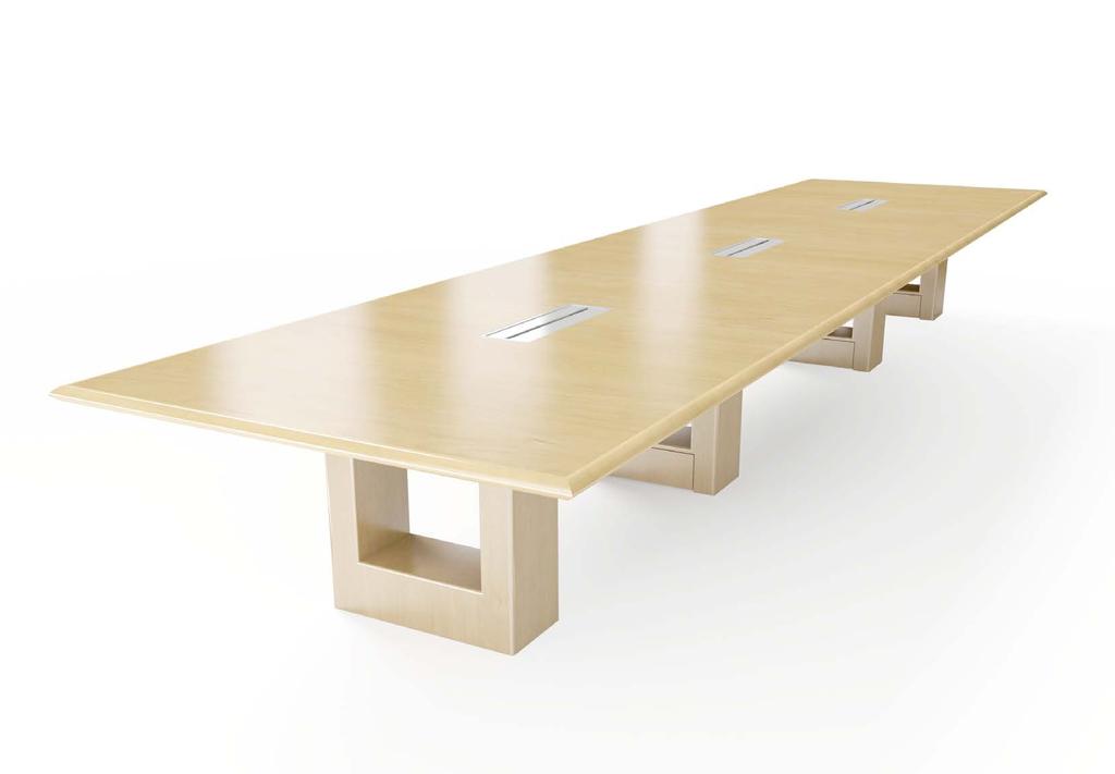 T1092-24060 Natural Maple Rectangular Tech Table