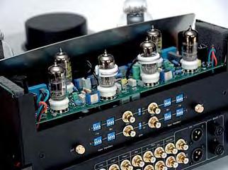 REFERENCE PRE TUBE PREAMPLIFIER - DUAL MONO - 3 INTEGRAL CHASSY Valve complement: Operating mode: Input: Outputs: Output impedance: Input impedance:
