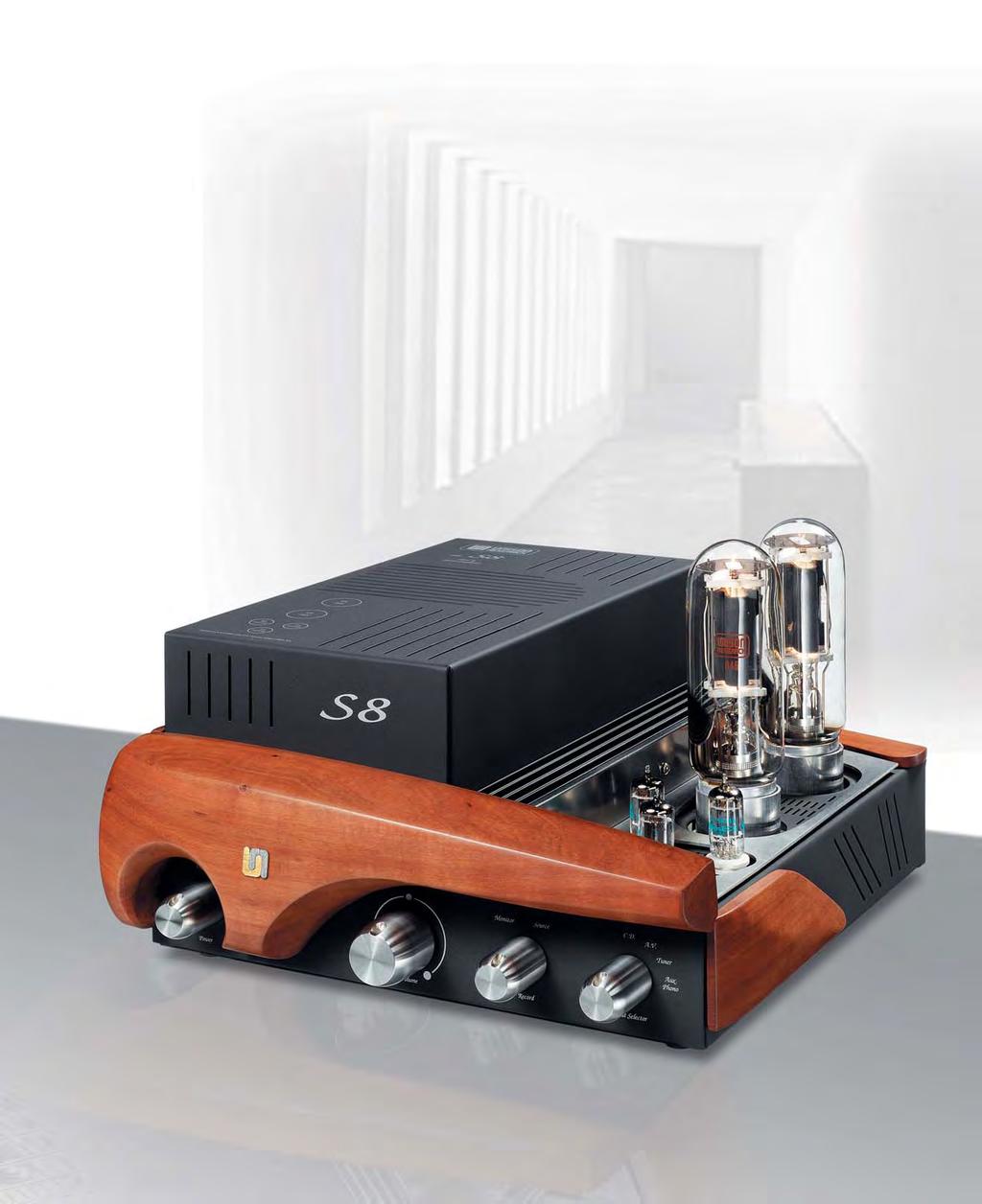 S8 INTEGRATED STEREO TUBE AMPLIFIER Output stage: single -