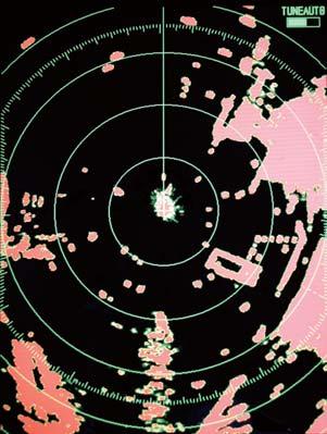 Unlike TT targets, AIS targets are visible even if they are located behind large