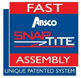 ABSCO ASSEMBLY INTRODUCTION The snap-tite assembly system locks most perimeter channels to all roof and wall sheets without the need for tools and fasteners.