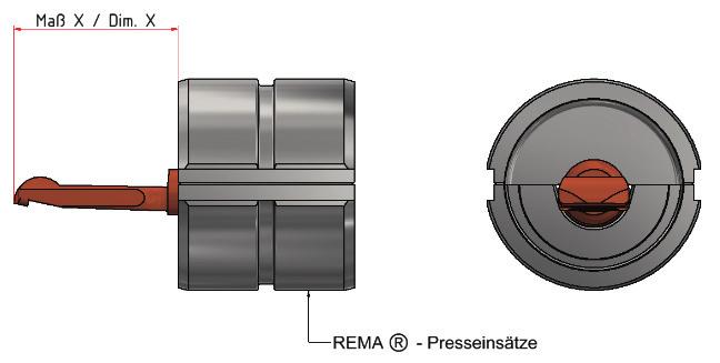 REMA made - die sets are manufactured from hardened tooling steel and have a long life cycle. Nevertheless they must be monitored regularly if under heavy use.