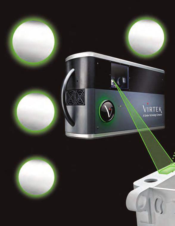 INTRODUCING VIRTEK S IRIS SPATIAL POSITIONING SYSTEM Accelerate Manufacturing Eliminate time-consuming tool creation and design-change remakes.