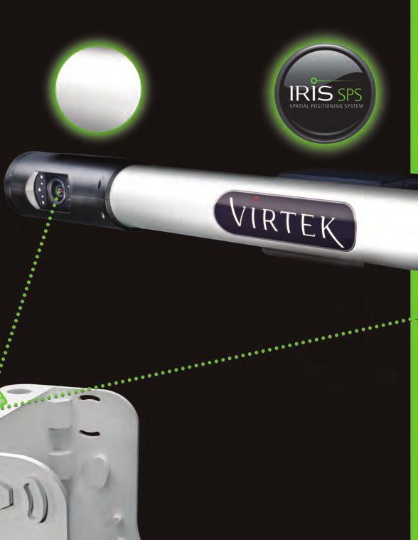 The Iris Spatial Positioning System combines breakthrough technology with laser projection to create a new precision assembly technique called virtual tooling.