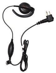 push-to-talk and VOX switch PMLN6537 Earset In-Line Swivel Earpiece with in-line microphone and push-to-talk PMLN7189 Over-the-Ear In-Line Mag One