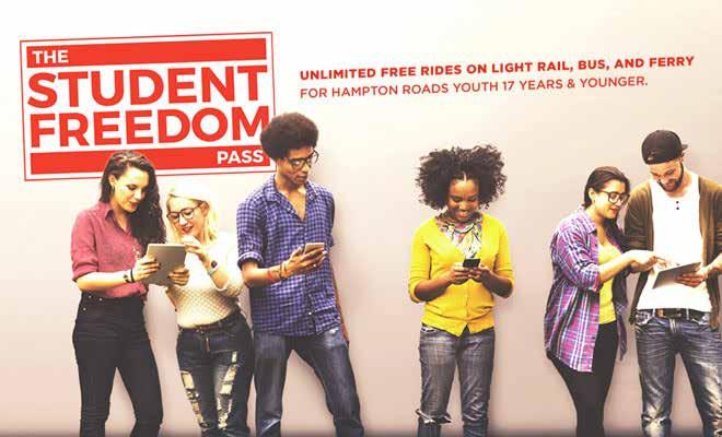 REMEMBER - You ARE NOT limited to the academy options in your current high school. A. You can ride a Hampton Roads Transit (HRT) bus for free to your academy school with your Student Freedom Pass.