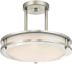 Mount Dimmable LED 15-3/4"D x 3-1/2"H