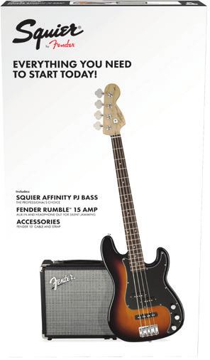 Affinity Series Precision Bass PJ The best value available in today s bass guitar designs, the Squier Affinity Series Precision Bass PJ rocks classic tone and comfortable feel, along with updated