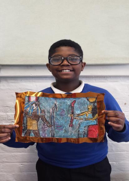 .. We have done lots of works on Egyptian art; many facts about what we know about the Ancient Egyptians come from their art.
