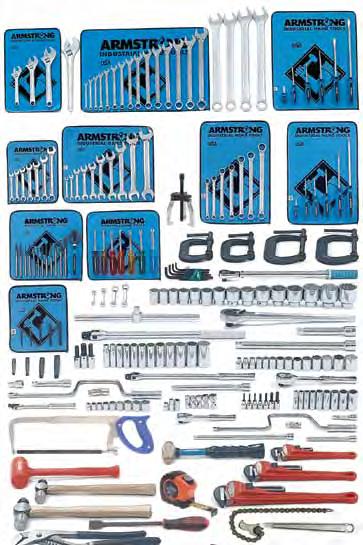 May Order With or Without Tool Storage Fasteners from 1/4" to 2" 3/8", 1/2", and 3/4" Drive Sockets and Drive Tools 79 Sockets 54 es 21 Screwdrivers 24 Pliers and Snips 6 Nutdrivers 64 Additional