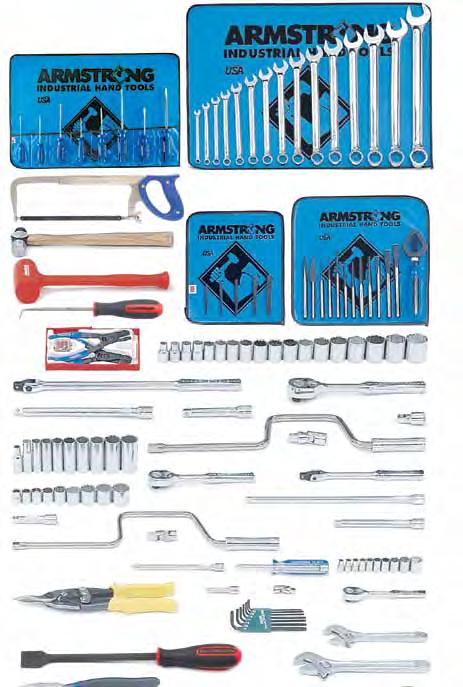 May Order With or Without Tool Storage Fasteners from 3/16" to 1-1/4" 1/4", 3/8" and 1/2" Drive Sockets and Drive Tools