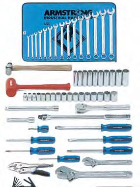 May Order With or Without Tool Storage Fasteners from 7mm to 26mm 1/2" Drive Sockets and Drive Tools 27 Sockets 17 es 7 Screwdrivers 5 Pliers and Snips 21 Additional Tools 77 Pc. Metric Basic Set Cat.