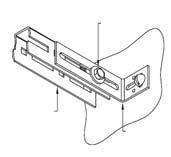 The Locking Clip is correctly fitted with the longer tongue face up (see Fig 