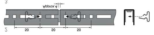 Ensure Locking Clips are installed to secure the Suspension Clip to the. See Fig.