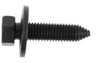 GM Hardware/Body Bolts/Screws Hex Head Sems Class 9.8 Art. No. 275.105 OEM #: 11504570, 11509816, 11514623 Material: Phosphate Size: M6-.1.0 x 20mm Washer: 17mm (21/32") Hex: 10mm Stainless Steel Capped Pan Head w/o Nuts Art.
