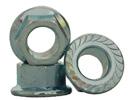 METRIC SERRATED FLANGE HEX NUTS Similar to DIN 6923 Steel Class 10.9 Yellow Zinc Plated Steel Class 10.