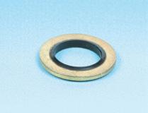 METRIC SEALING WASHERS Sealing Washers with Vulcanized Rubber Insert Prefix 459 (see the blue pages for the full range) Yellow Zinc Dichromate Flat Solid Copper Prefix 460 (see the blue pages for the