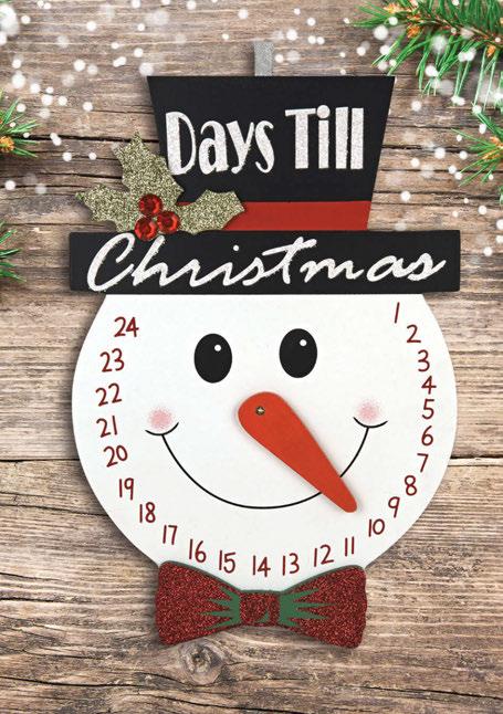 This jolly fellow will help you countdown to that special day.