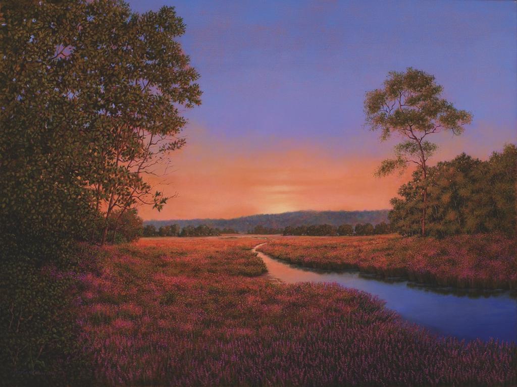 Loosestrife Illuminated 2009 Oil on linen 30 x 40 inches Signed & Dated lower left:
