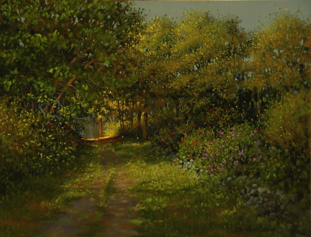 Country Lane 2012 Oil on panel 11 x 14 inches Signed lower right: Carolyn H
