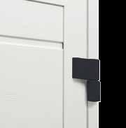 NT80-2: rebate locking bolt Optional: door stay for the traffic