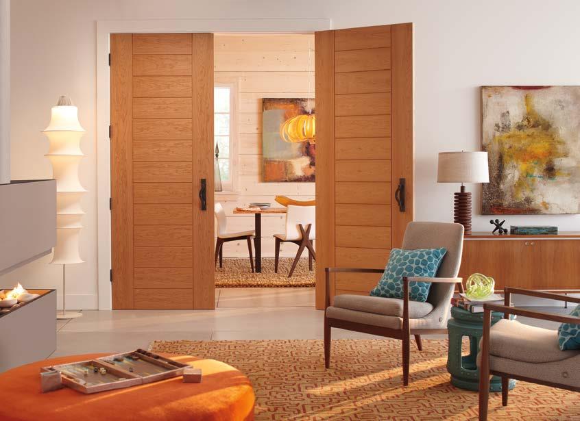 TM Door Collection: 13 Stacked Rail Series TruStile upends