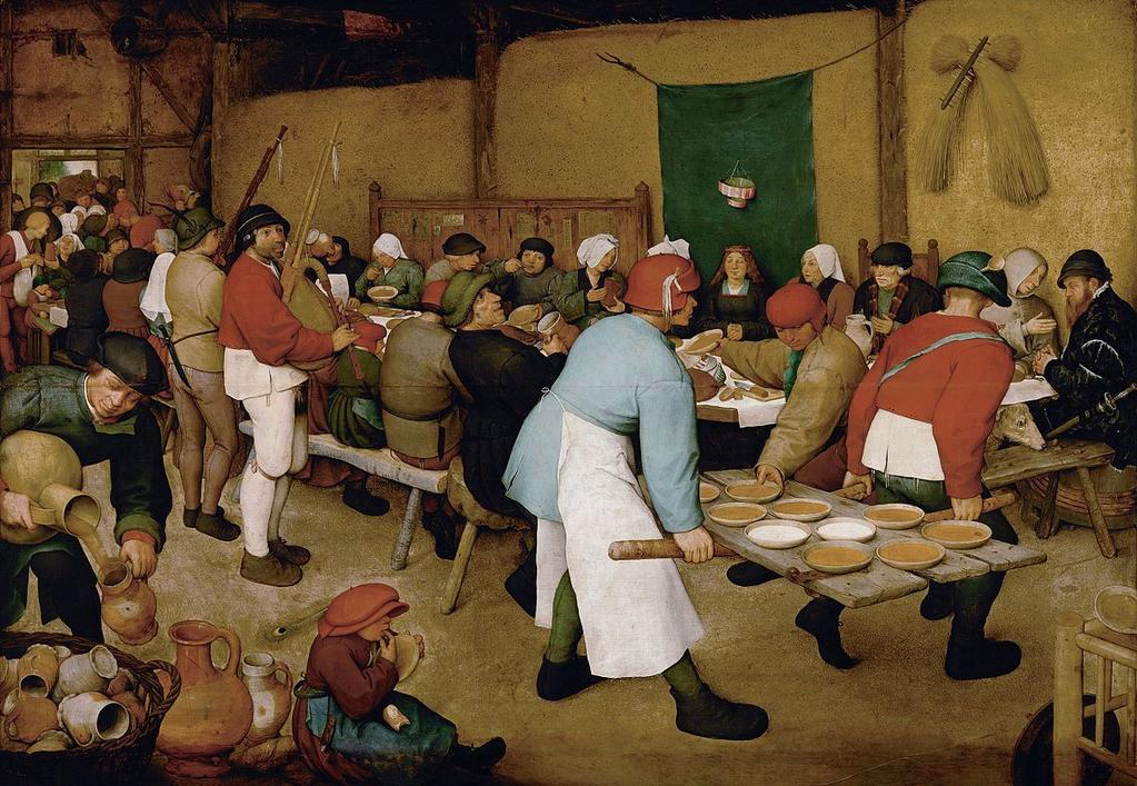 Peasant Wedding The Flemish painter Pieter Bruegel s paintings provide