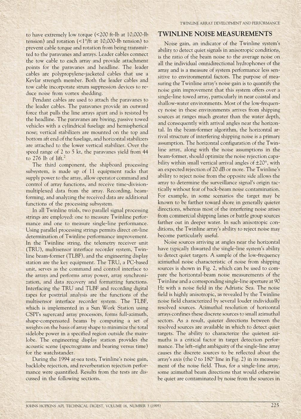 R. F. Henrick 186 Johns Hopkins APL Technical Digest,
