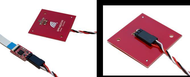 Fig 6 Available Kit components and PCB solder mask color coding Note: 3 pin antenna connection is symmetrical with no preferred