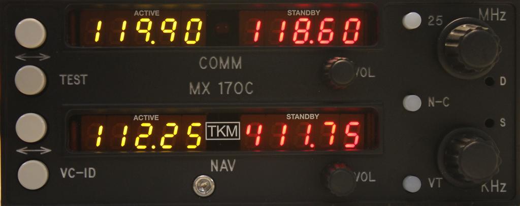 1 MX170C NAV-COMM OWNER'S MANUAL TK M, INC 14811 NORTH 73 rd