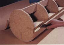 Produce the necessary pressure using clamps.