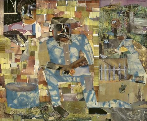 R o m a r e B e a r d e n Romare Bearden created works in collage His collages appeared on the