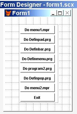 Lorentz JÄNTSCHI, Mădălina Ana VĂLEANU, Sorana Daniela BOLBOACĂ endif * comenzi pentru executia aplicatiei do menu2.mpr Set Skip of Pad Browse1 of _MSYSMENU.T. read events * sfarsit aplicatie 7.