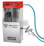 At the end of the day During the day when using disposable cups such as SATA RPS Using SATA RPS disposable cups reduces the cleaning
