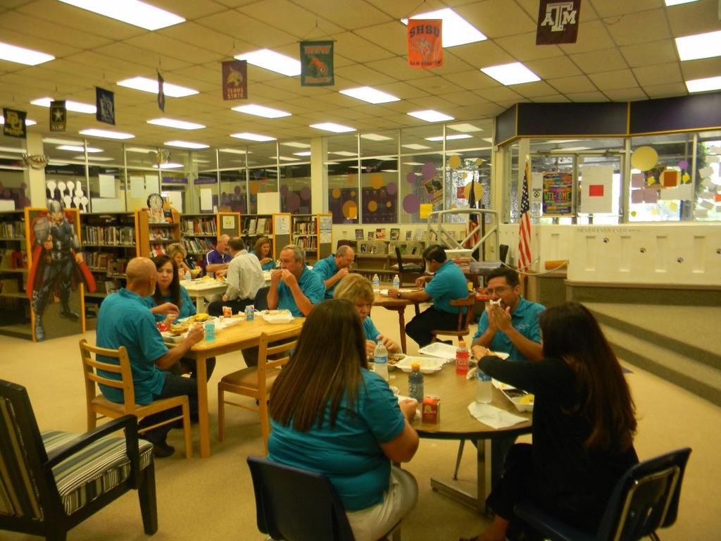 Participants received look into the APISD Education System and Community Support of Aransas Pass.