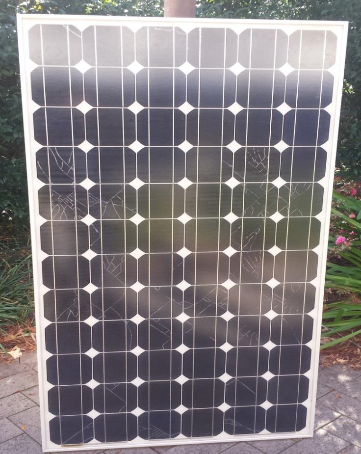 identifiable by the make, model and ID number: Solar E SE-150M.