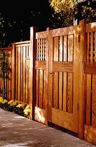 Redwood Shelters Redwood Planters and Seating Redwood Fences Overhead structures of redwood give the finishing touch of shelter to comprehensive landscaping, creating shade and spatial definition.