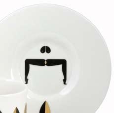 uk girlz cake plate 8 (215mm) diameter fine bone china rimless
