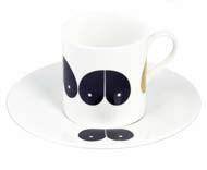 espresso cup & saucer Fine bone china espresso cup & saucer with