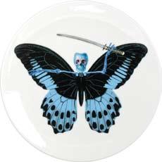lepidoptera + 44 (0) 1782 373469 lepidoptera (putulanus) cake plate 8 Diameter fine bone china cake plate, featuring gold details to the rear. Limited edition of 500 worldwide.