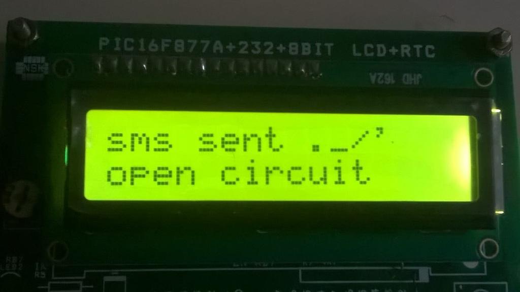 Hardware circuit Open Circuit Indication