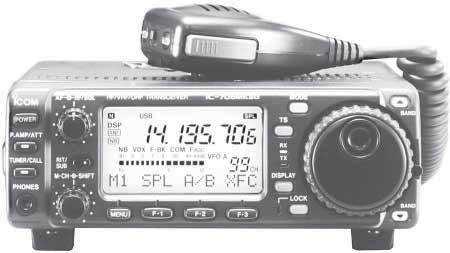 Digital fi lters are separate from the SSB fi lters. Continuous coverage receiver from 30 khz to 60 MHz and 108-174 MHz. Transmits on HF, 50MHz and 144 MHz bands.