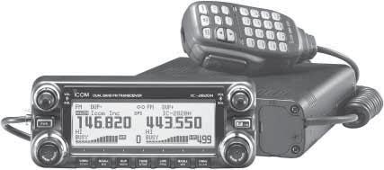 IC-2820H Ready for the Road with D-Star and GPS Prices in this print catalog are subject to change Dual Band Mobiles HANDHELD ACCESSORIES Handheld Batteries / Chargers This fully D-STAR-compatible