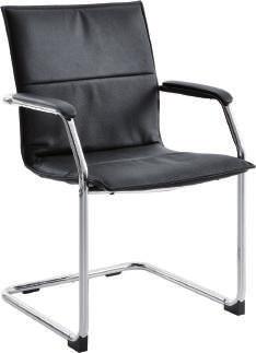 00 COMBO DEAL 4 x Leather faced conference chairs