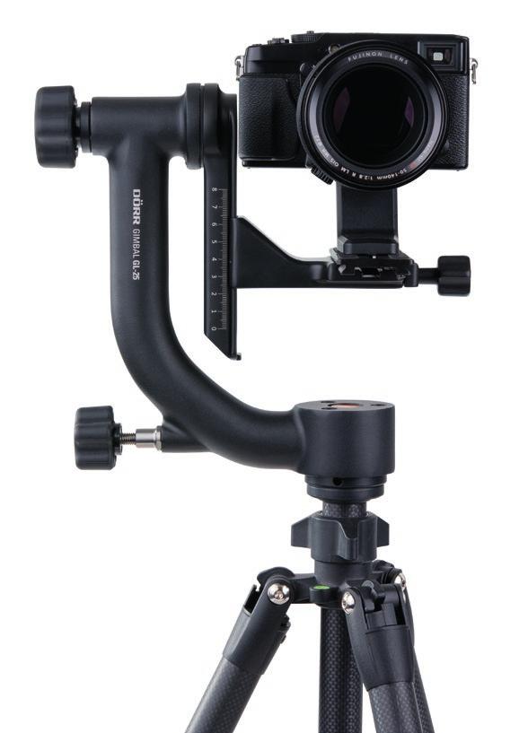 GL-25 Aluminium Gimbal GL-25 ALUMINIUM GIMBAL The gimbal is designed for usage with large