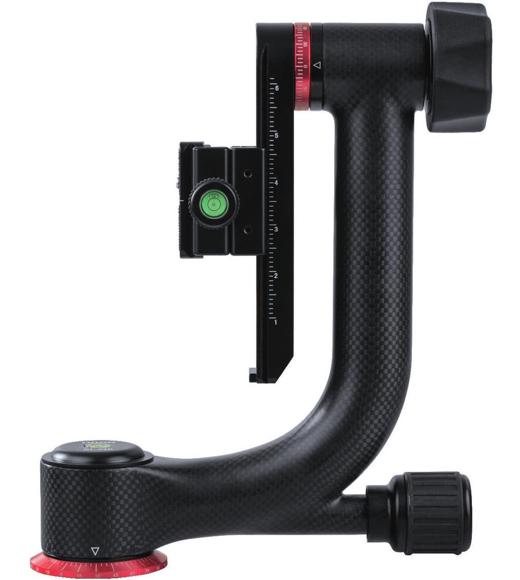 3/8" tripod socket for connection to an optional tripod Height-adjustable platform with