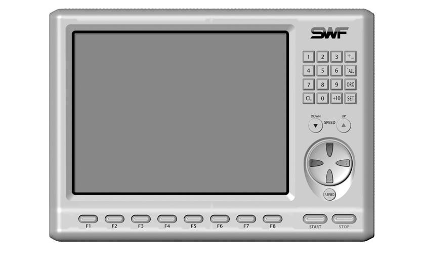 1 Operation Box Part Name and Function The OP Box is an LCD-type monitor as shown in <Fig. 1.1-1>. Cables and ports are located on the right, rear, and bottom sides. Front [Fig. 1.1-1] LCD Screen It is a 6.