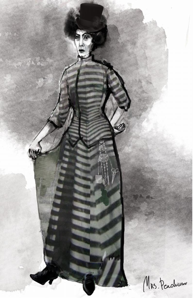 Figure 1.10 Spalajkovic, Neda, Mrs.Peachum, final rendering.