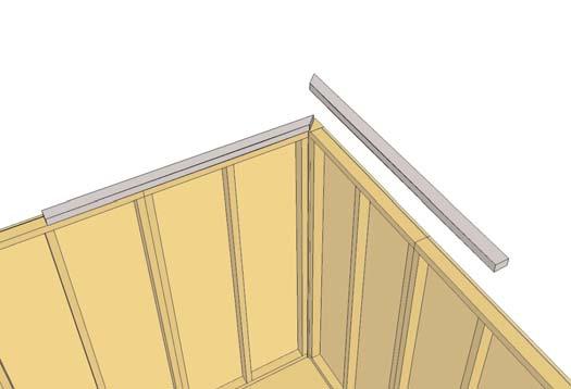 Panel Siding. Attach with 4-2.5 screws.