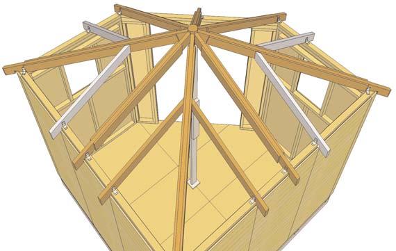 Corner Rafters, aligning and